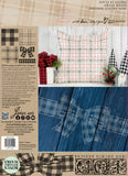 IOD Decor Stamp Pretty in Plaid 12x12" by Iron Orchid Designs