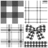 IOD Decor Stamp Pretty in Plaid 12x12" by Iron Orchid Designs