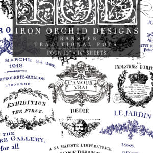 IOD Decor Transfer Traditional Pots by Iron Orchid Designs