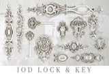 IOD Decor Mould Lock and Key by Iron Orchid Designs