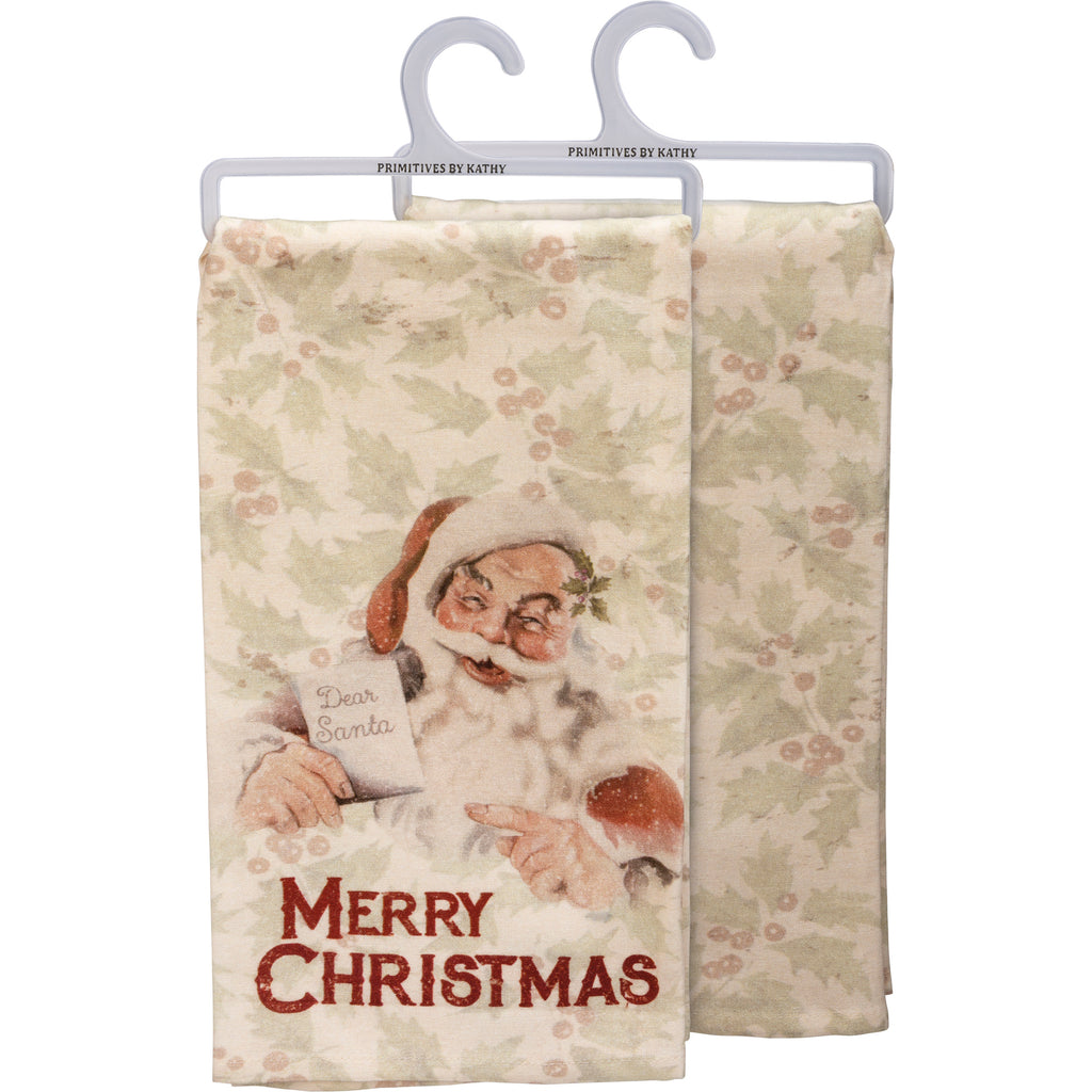 Christmas Tea Towel Merry Christmas! #100-S216