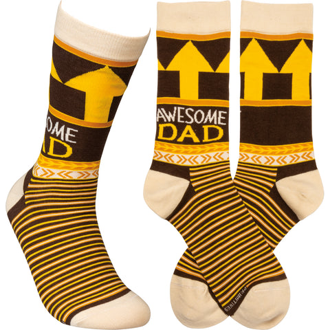 Socks "Awesome Dad" #100-S110