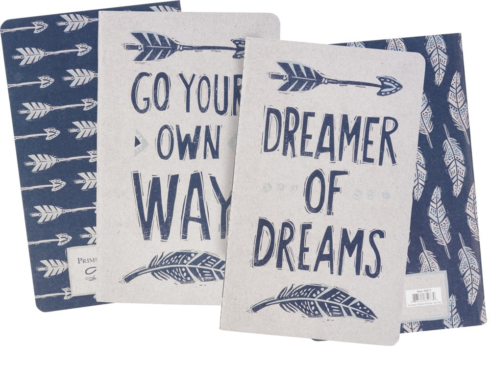 Journal Notebook SET OF 2 Go Your Own Way  #100-1309
