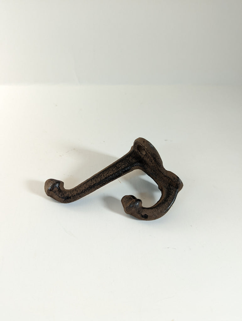 Cast Iron Double Wall Hook Set of 6 #100-124