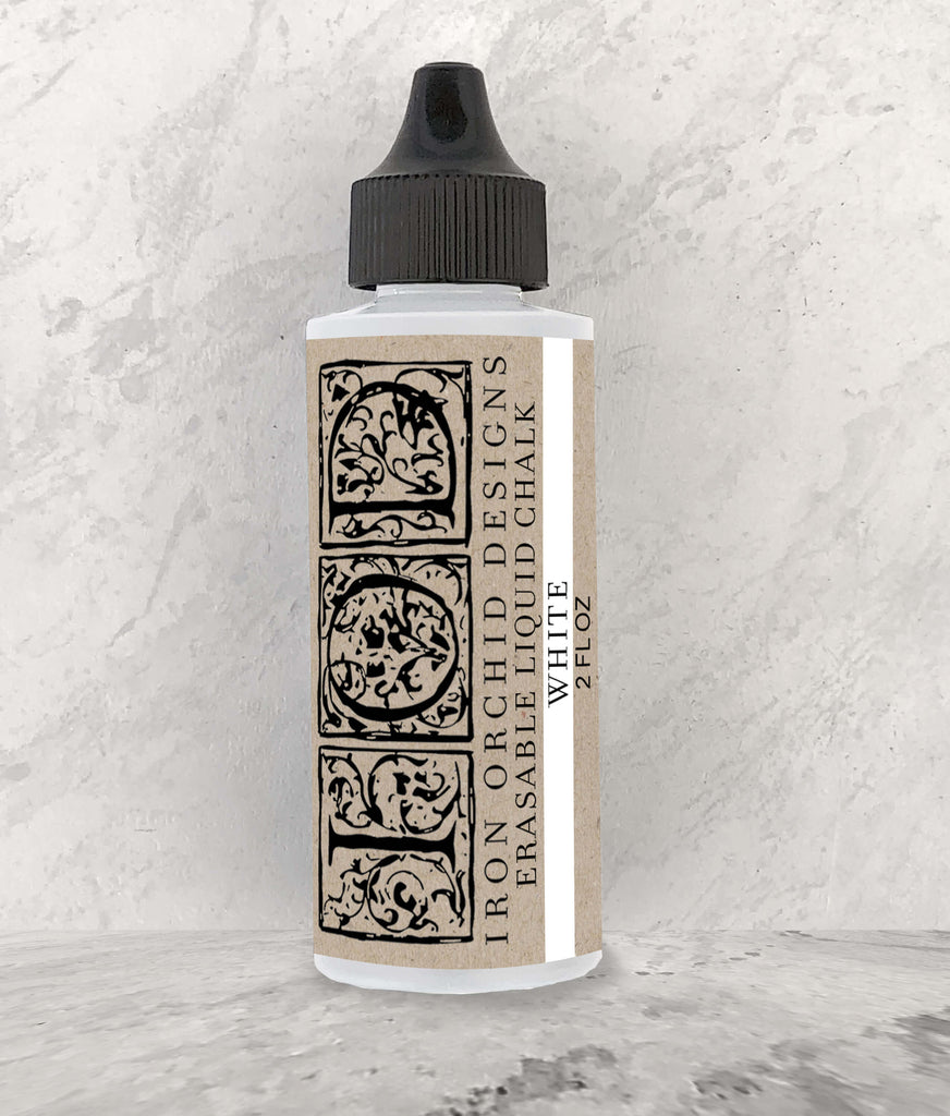 IOD Erasable Liquid Chalk White by Iron Orchid Designs