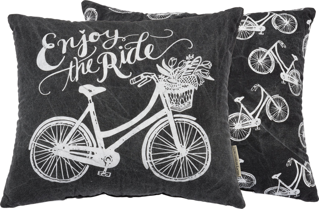 Pillow "Enjoy the Ride" for Bicyclist #P-118