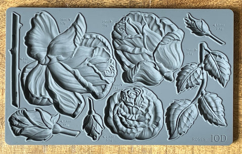 Sea Shells Decor Furniture Mould by Iron Orchid Designs - Clay